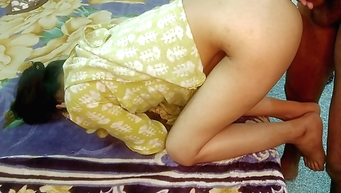 Indian teen with a small tits gets rammed by her boyfriend