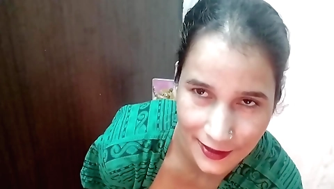 Indian girl wearing a red dress and shoes with bare back