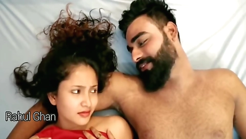 Indian with big boobs and a round booty gets fucked hard