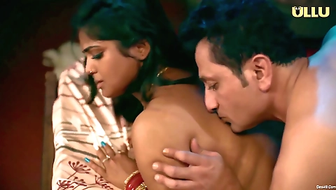 Busty brunette babe on the internet talking on the phone