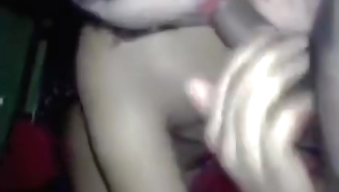 Busty brunette in white dress and shorts gets fucked hard